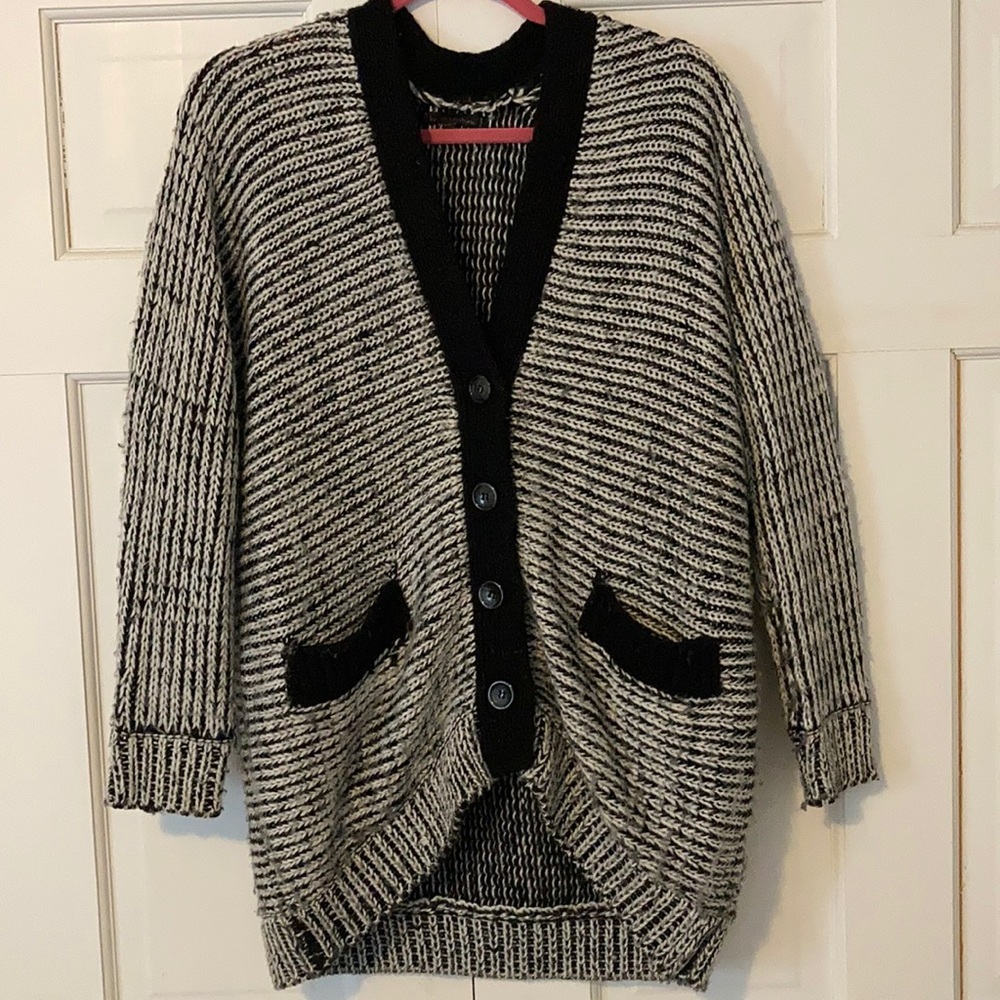 Lucca couture sweater with buttons